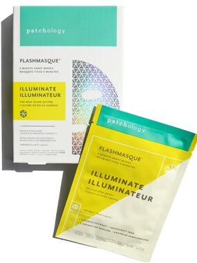 Patchology Flashmasque Illuminate 5 Minute Sheet Mask Set BRAND NEW/SEALED